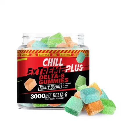 Fruity Blend Gummies - Delta 8 - 3000MG - Chill Extreme Plus