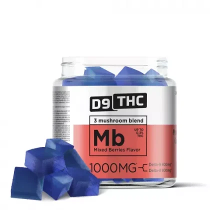 Mixed Berries Gummies - Delta 9 - 1000mg - D9 THC